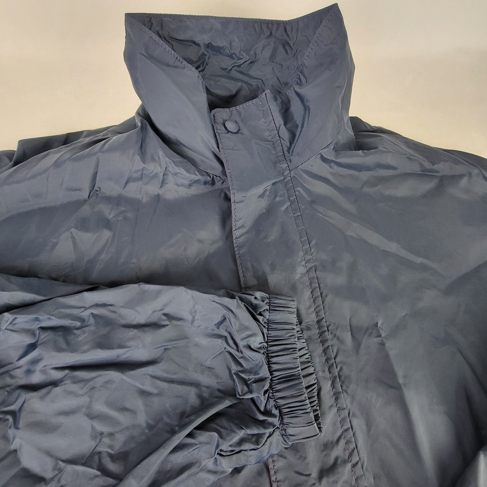 VINTAGE 90s Forrester's Navy Track Jacket Windbreaker Women Mens Large Full Zip